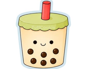 Tapioca Boba Milk Tea Cookie Cutter | Asian Snacks