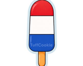 Red White Blue Popsicle Cookie Cutter | Fourth of July Summer Party