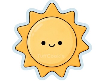 Smiley Sun Cookie Cutter | Summer Beach