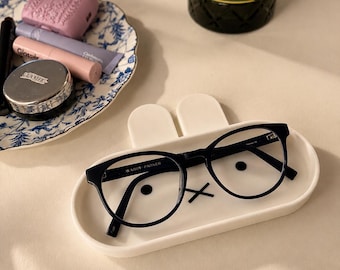 Miffy Inspired Catchall Tray | Bunny Glasses Holder, Desk Organizer (3D Printed)