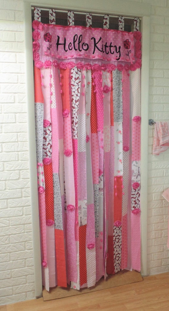 Hello Kitty Long Doorway Curtain Etsy
