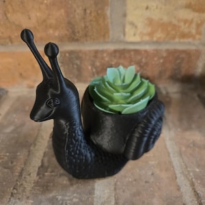 カタツムリ型多肉植物プランター｜かわいいカタツムリ型植木鉢｜室内用プランター｜デスクデコレーション｜小型植物ホルダー｜送料無料
