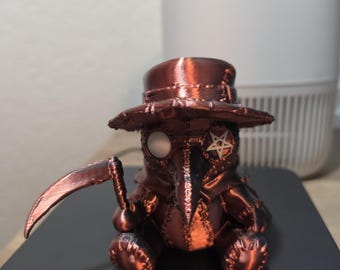 Void Plague Doctor Figurine | Dark Fantasy 3D Printed Sculpture | Gothic Collector Gift | Gothic Healer | Licensed Seller | ReMo3D Design