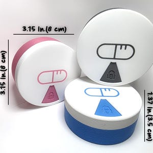 7 Day Compact Pill Organizer With Large Capacity