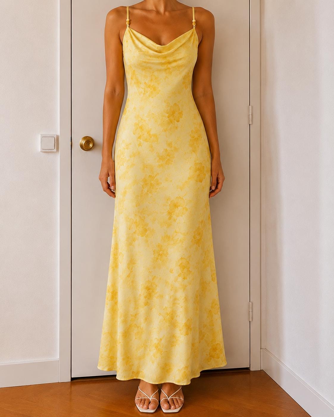 wrapped dress Kavali Wrap Sequin Merry Christmas Dress The long statement sleeves neckline_square Chest:XSMALL