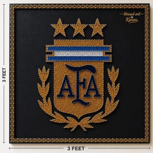 Argentina Football Emblem Threadart (Other teams available!)
