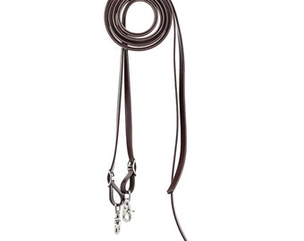 READY MADE -Brown WESTERN Reins with snaps made from Beta Biothane