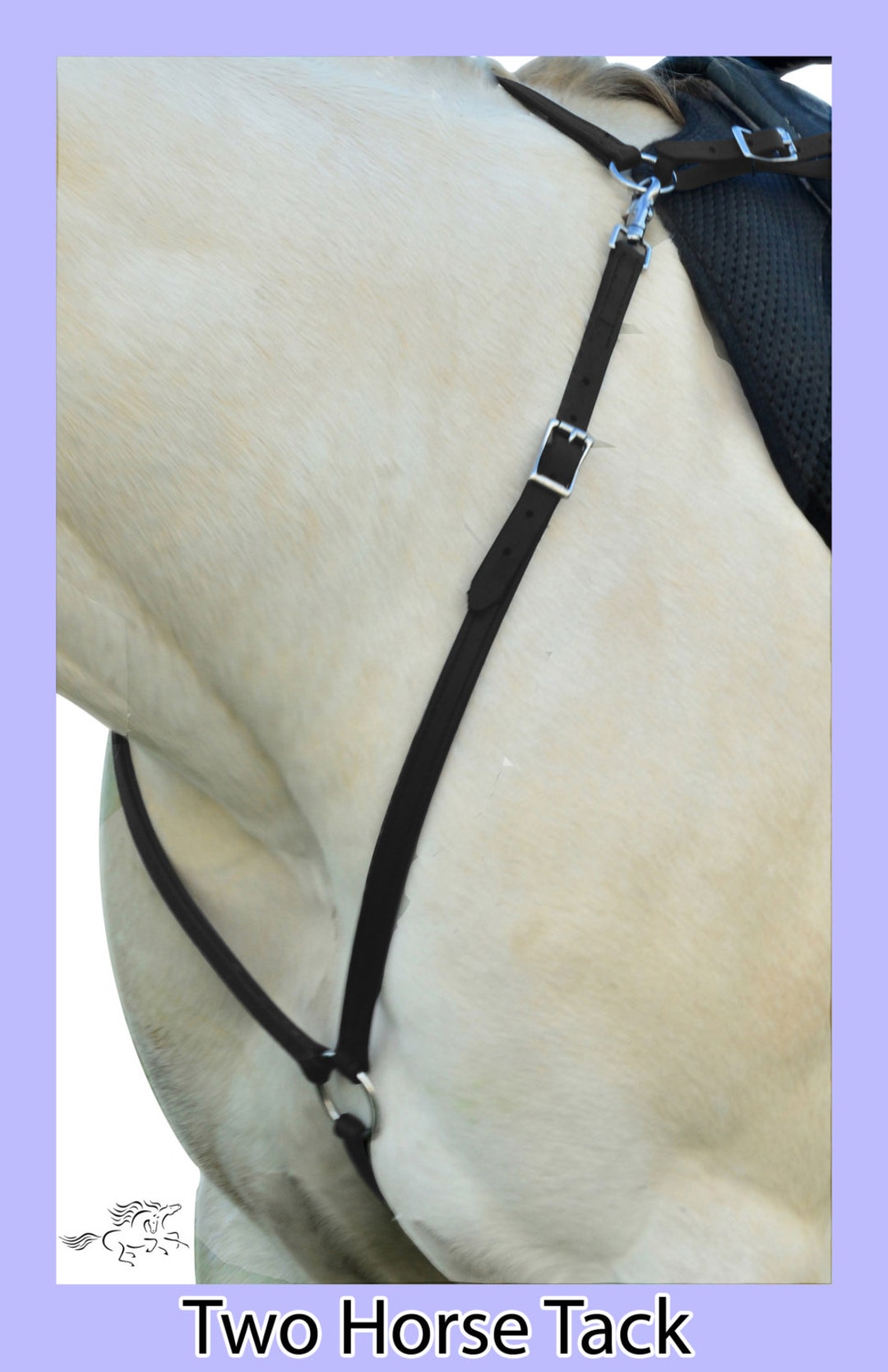 ENGLISH BREAST COLLAR Made From Beta Biothane Any Color, Any Size Etsy