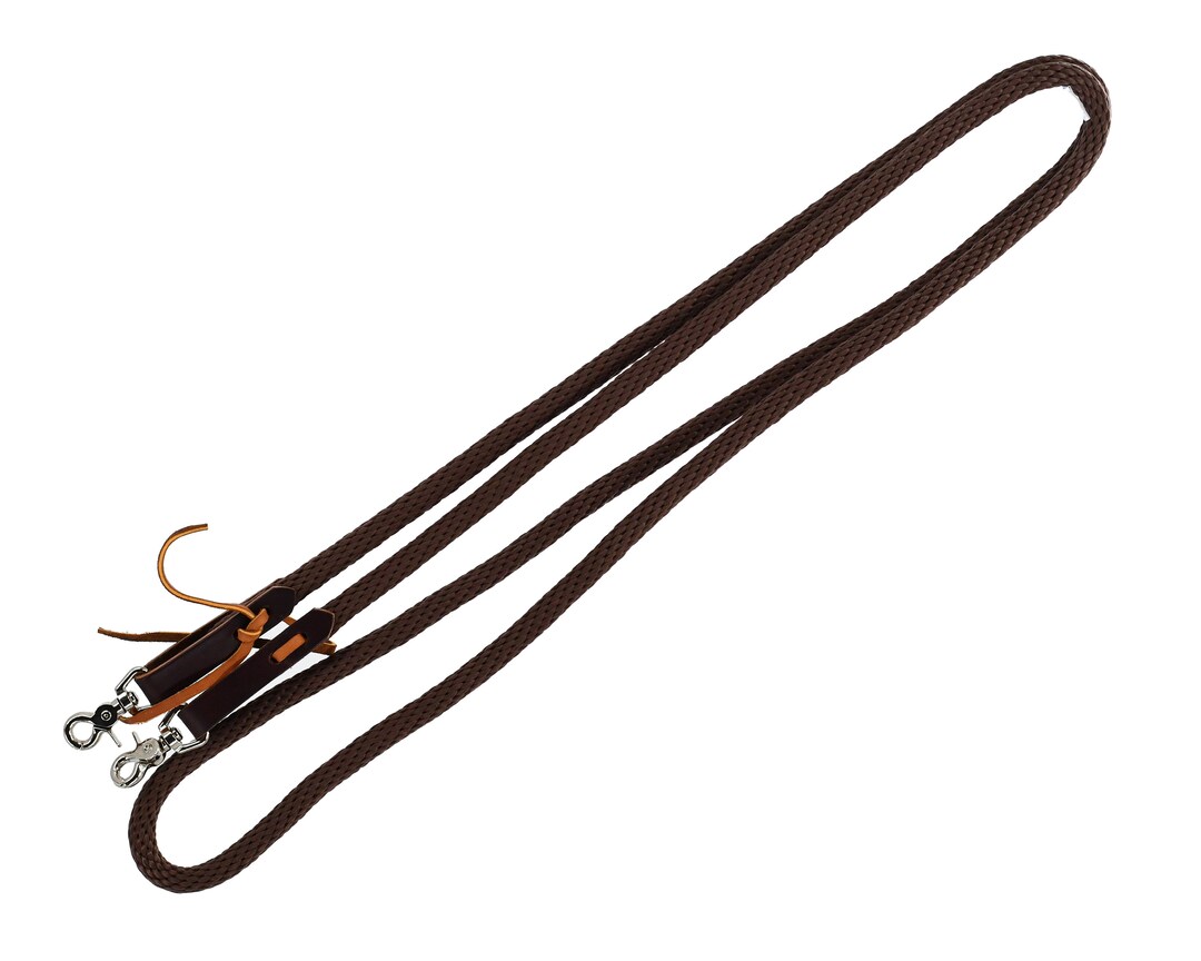 READY MADE brown Soft ROPE Reins Etsy