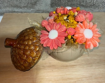 Handmade scented wax flower bouquet – Floral candle bouquet – Scented decoration – Gift idea for birthdays, mothers, and holidays
