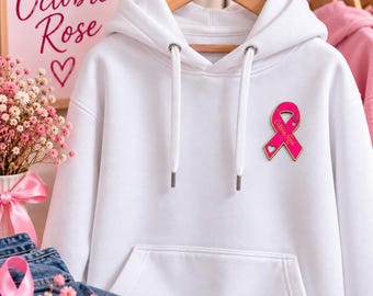 Pink October Pin 6 cm – Breast Cancer Ribbon – Pink Solidarity Pin – Awareness – Pink October Gift