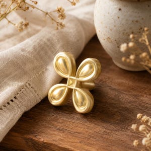 Gold / Silver / Brass Zinc Alloy Butterfly Cabinet Knob, 40mm Drawer Pull Handle, Vintage Antique Dresser Hardware for Kitchen Cupboard