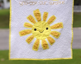 Baby Quilt: You Are My Sunshine (Made to Order)