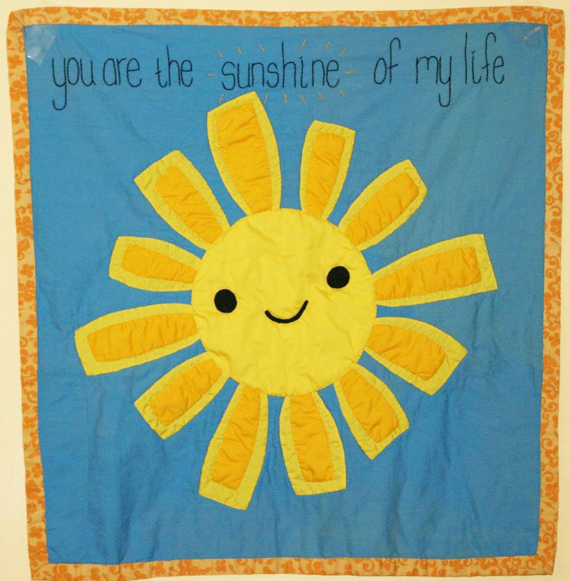 Baby Quilt You Are My Sunshine made to Order Etsy