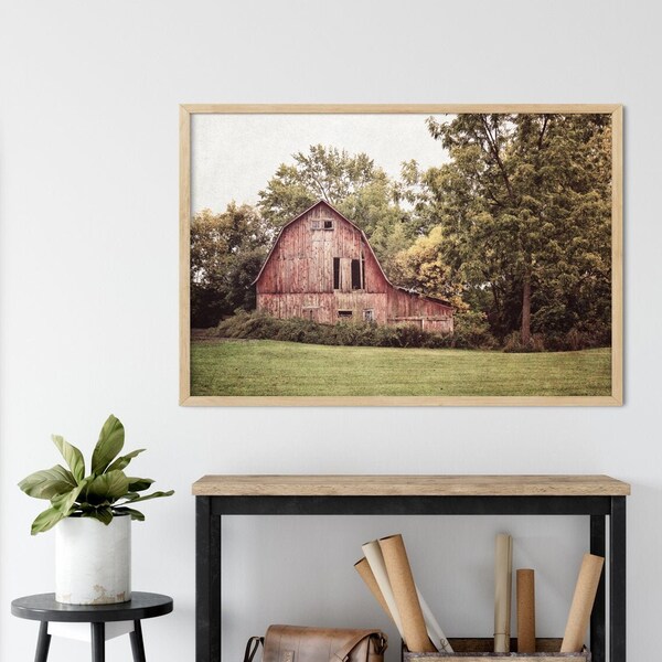 Red Barn Art Etsy