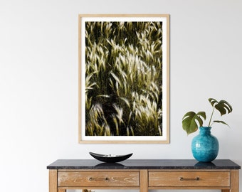 Coastal Wall Art - Beach Grass, Minimalist Decor, Vertical Prints or Canvas Artwork