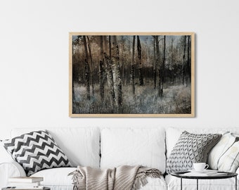 Aspen Tree Landscape Wall Art - White Birch Prints or Gallery Canvas | Deep Within