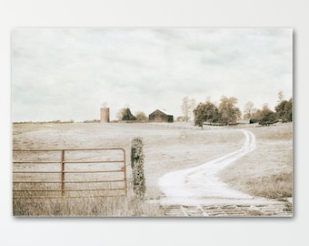 Countryside Art - Farm Scene, Farmhouse Wall Decor Prints & Canvas