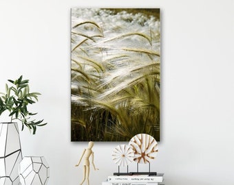 Field Wall Art - Abstract Photography, Soothing & Calming Prairie Grass Prints or Canvas Artwork