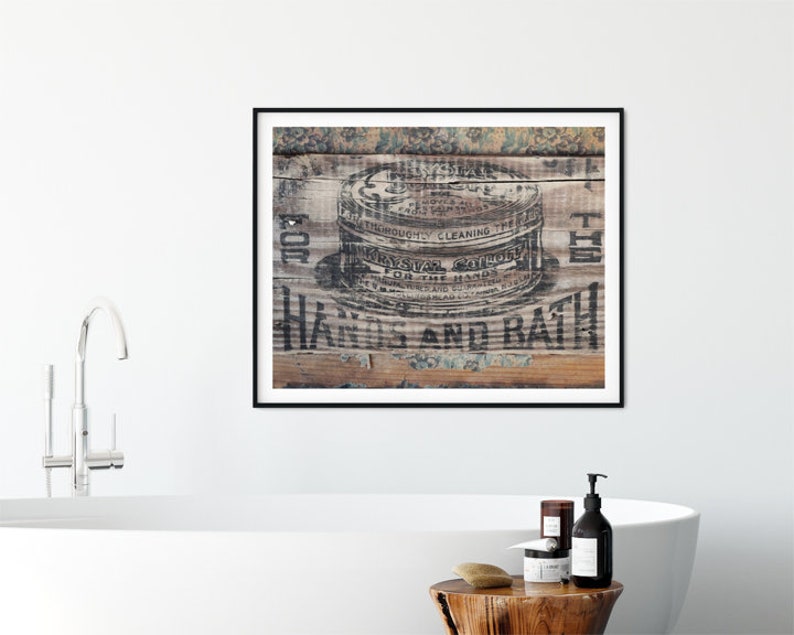 Primitive Soap Sign Blue Gray Country Decor Canvas Or Wood Trim Artwork Rustic Farmhouse Bathroom Wall Art Photography Print Art Collectibles Photography Delage Com Br