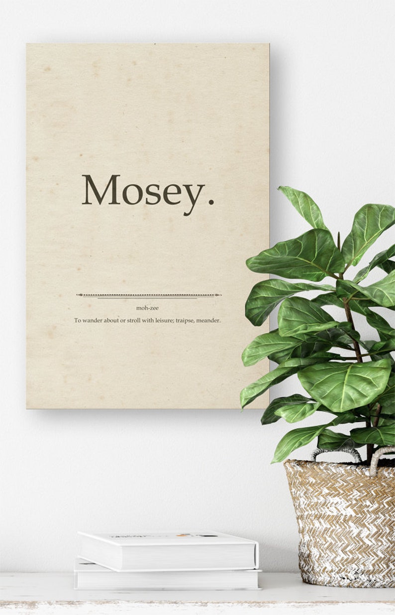 Whimsical Wall Art Dictionary Definition Rustic Farmhouse Etsy