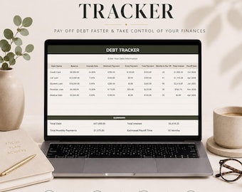 Debt Avalanche Calculator Spreadsheet Template
