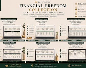 Financial Freedom Collection Wealth Building Investment Planning Financial Independence Bundle