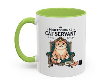 Professionele Cat Servant-mok | Cadeau voor baasje