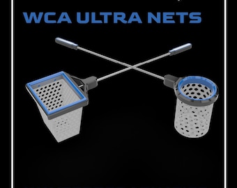 Redes WCA Ultra Nets - red de silicona para acuario de 20 cm (8 pulgadas)