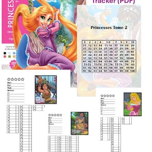 Målarbok - Prinsessor Tom 2