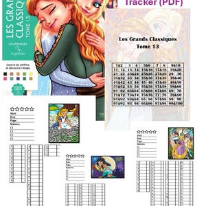 Página de seguimiento para colorear - Grand Classiques Tomo 13