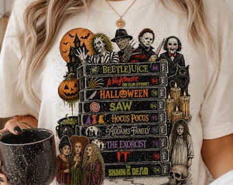 90s Halloween PNG, Halloween VHS Tapes, Retro Halloween Png, Halloween Movie Png Shirt Design, Retro Horror Sublimation, Vintage Halloween