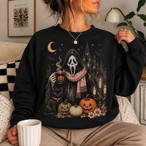 Ghostface Fall Coffee Png Ghost Coffee Png Spooky Season Latte Shirt Design Cozy Fall Halloween 2026 Sublimation Digital Download