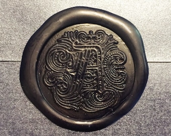 A Initials Wax seal stamp Ornate A /Heypenman crossover with BlackmarketIntl/