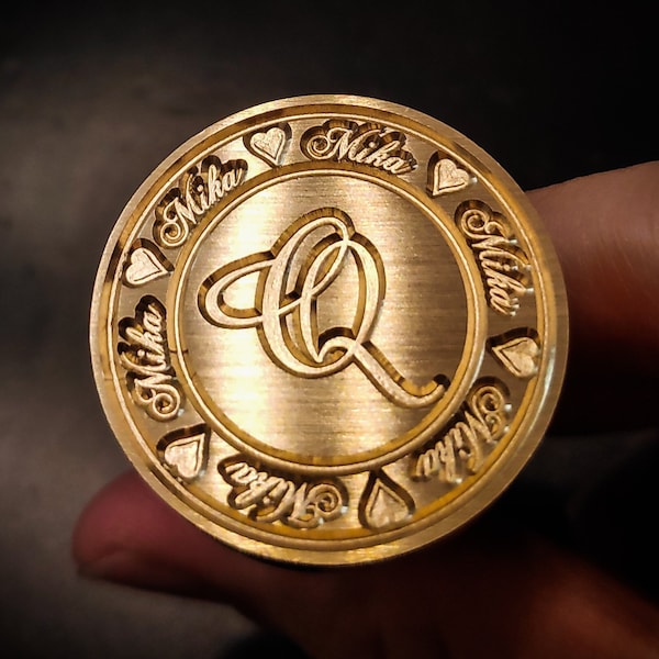 Kit de carimbo de cera personalizado: logotipo personalizado, convite de casamento