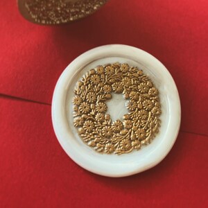 Gänseblümchenkranz Wachssiegelstempel | Exklusives Design von Heypenman