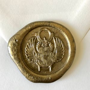 Scarab Wax Seal Stamp | Heypenman crossover with BlackmarketIntl | Wax Stamp | Seal Stamp