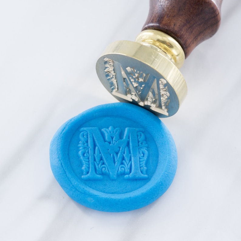 Wax Seal Stamp Set Initial Font Alphabet European Font Set Etsy