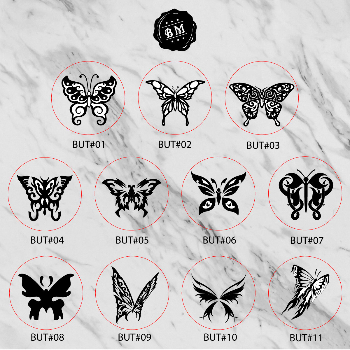 Butterfly Butterflies Wax Seal Stamp Set fantasy gift Etsy