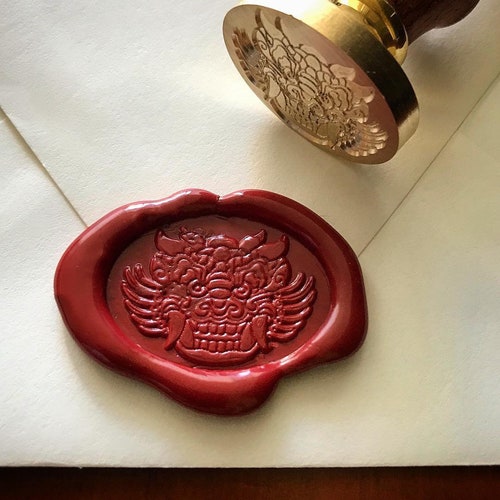 Dragon head wax seal stamp | Exclusive design from Heypenman