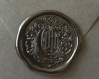 C Initials Wax Seal Stamp | Ornate Series | Heypenman crossover with BlackmarketIntl | Decorative Font