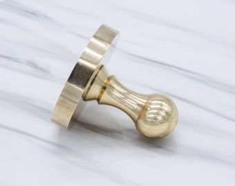 Durable Brass Soap Stamp - Custom Made and Personalised Service for handmade Cold pressed soap