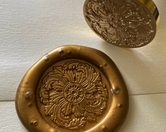 Acanthus twirl wax seal stamp | Exclusive design from Heypenman