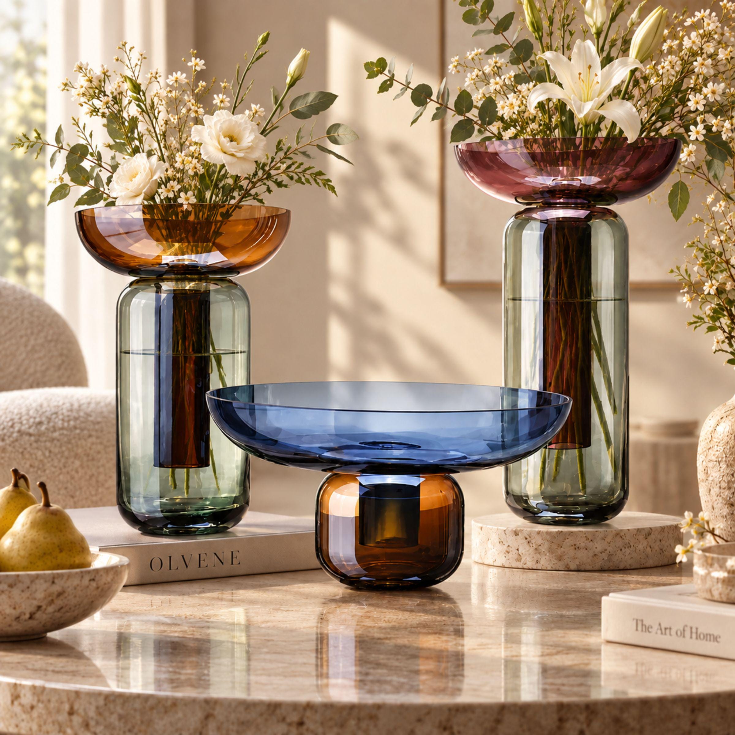 Glass cylinder vase