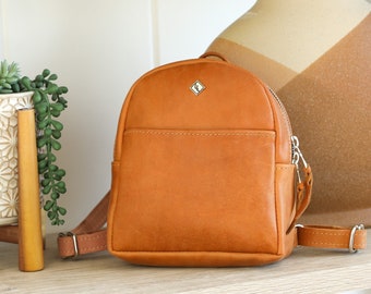 The Winnie Backpack - Leather Backpack Women / Backpack Purse / Mini Backpack / Tote Backpack / Small Backpack / Mini Backpack / Travel