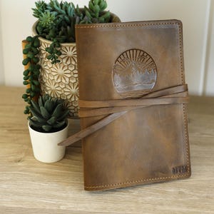 Leather Wrap Around Add-On for Leather Journal Refillable Leather Journal A5 B5