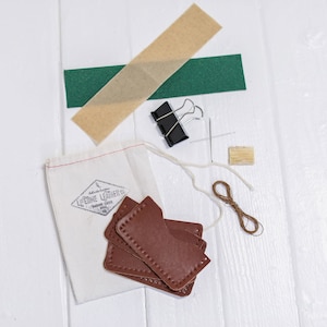 DIY Craft Kit for Beginners - Leather Wallet - Perfect For Kids & Adults, Made in the USA, Genuine Leather - Lifetime Leather