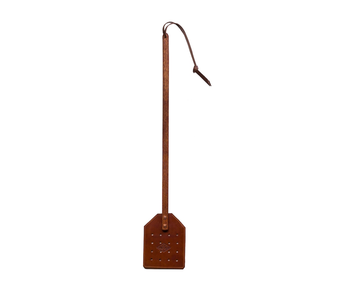 Leather Fly Swatter Amish Flyswatter Gift for Men Etsy