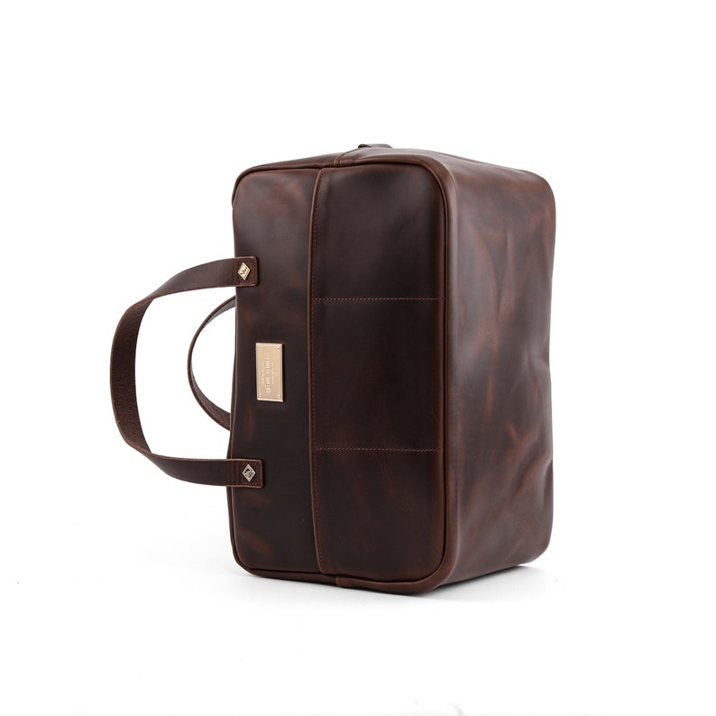 Highend Gym Bag Men Leather Crash Bag Overnight Bag Carry Etsy