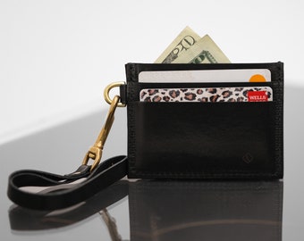 Bonita cartera de cuero personalizada para mujer, cartera pequeña, cartera pequeña, cartera para mujer, regalo bonito para mamá, ideas para regalos de Navidad.